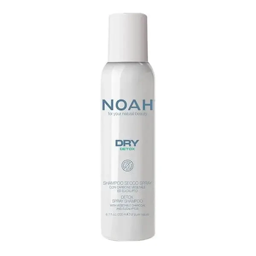 Noah Dry Detox Spray Shampoo, детоксикуючий сухий шампунь з рослинним вугіллям, 200 мл: ціни та характеристики