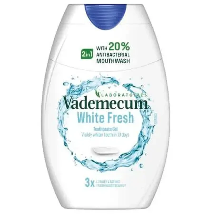 Зубная паста 2 в 1 «White Fresh», 75 мл, Vademecum: цены и характеристики