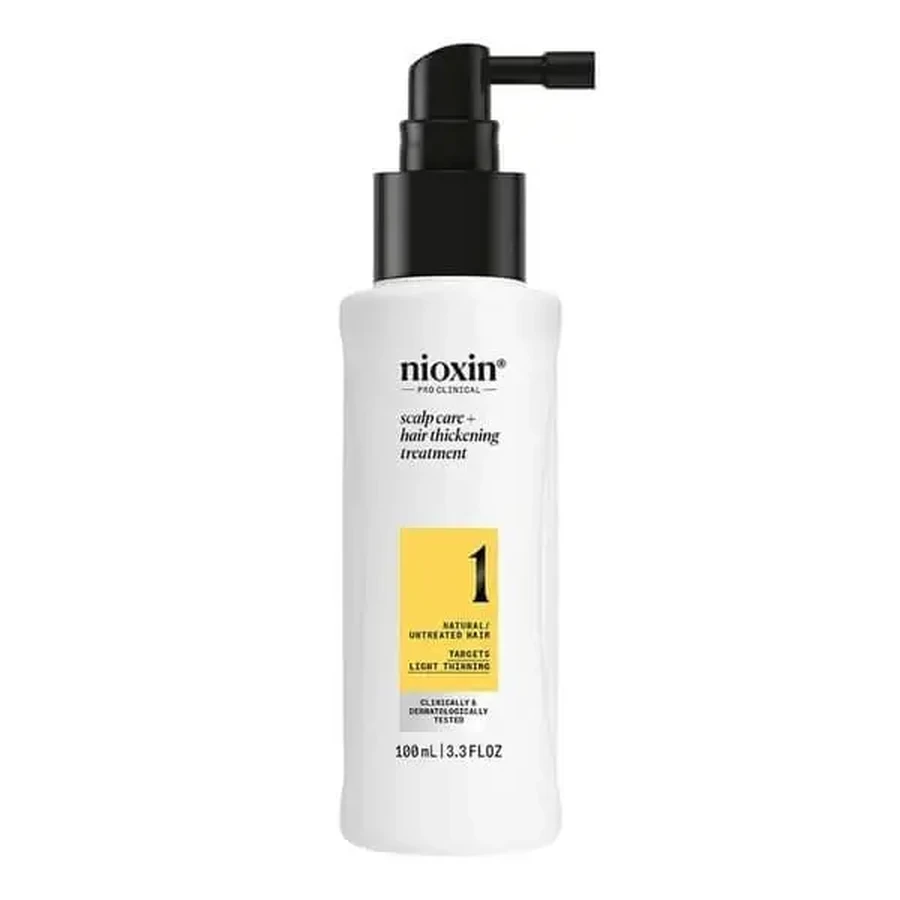 Nioxin System 1 Scalp Care + Hair Thickening Treatment, сироватка для збільшення об’єму волосся, 100 мл: ціни та характеристики