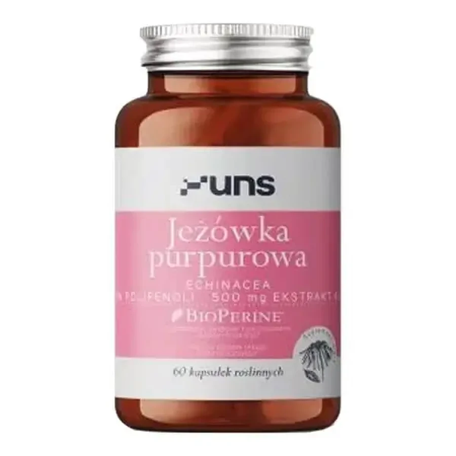 Uns «Пурпурова ежовика» + Біоперін, капсули, 60 шт.: ціни та характеристики