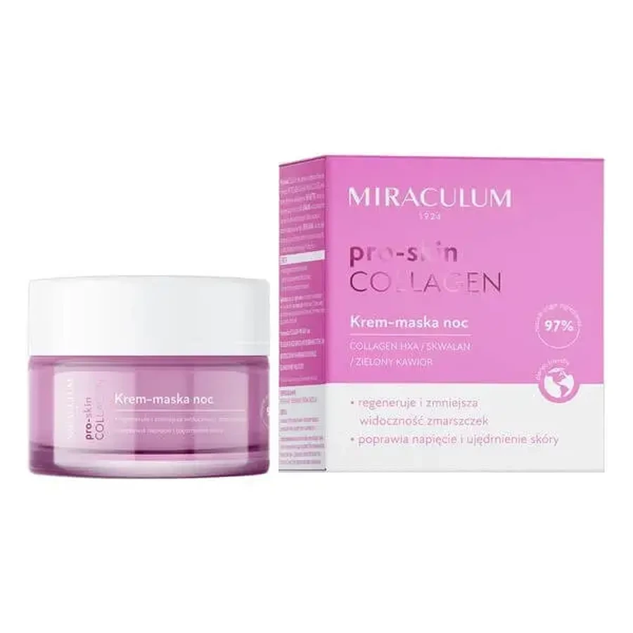 Miraculum Pro-Skin Collagen, крем-маска на ночь, 50 мл: цены и характеристики