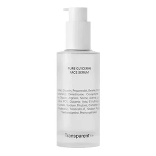 Transparent Lab Glycerin Face Serum, увлажняющая сыворотка для лица, 50 мл