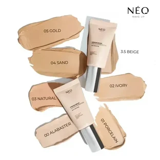 NEO Make Up Intense Serum, увлажняющая тональная основа, 01 PORCELAIN, 30 мл