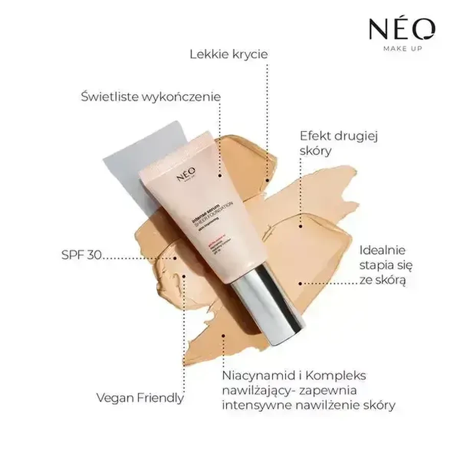NEO Make Up Intense Serum, зволожуючий тональний крем, 01 PORCELAIN, 30 мл: ціни та характеристики