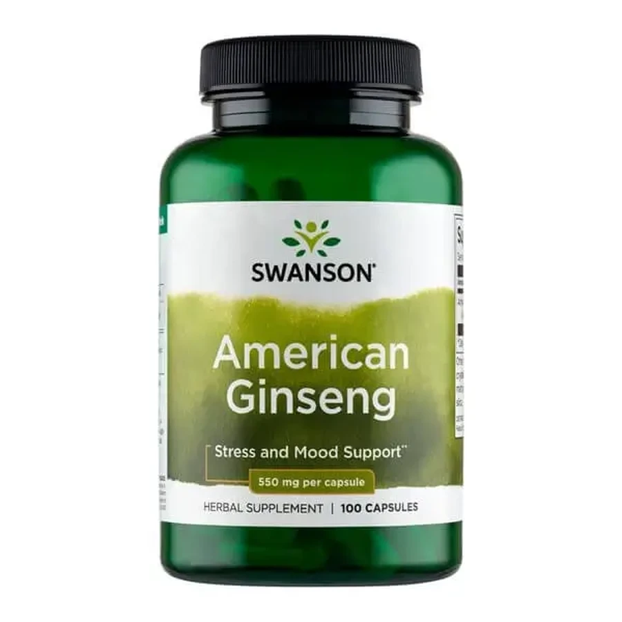 Swanson American Ginseng, капсули, 100 шт.: ціни та характеристики