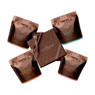 Cocosolis Luxury Coffee Scrub, набор из 4 скрабов для тела и лица, 4 × 70 г