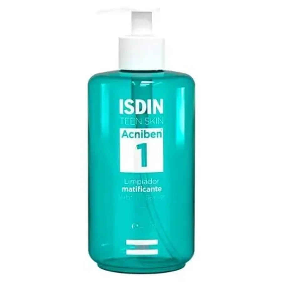 Isdin Acniben 1 Очищуючий гель для матування шкіри 400 мл: ціни та характеристики