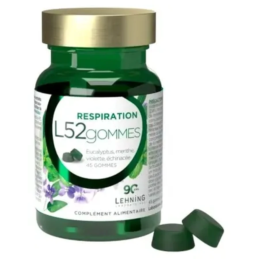 Lehning Laboratories L52 Жевательные конфеты для здоровья дыхательных путей, 45 жевательных конфет: цены и характеристики