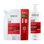 Набір Dercos Energy+, зміцнюючий шампунь, 400 мл + запасна упаковка, 400 мл: ціни та характеристики