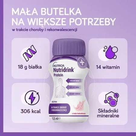Nutridrink Protein — набор вкусов, жидкость, ассортимент вкусов, 8 × 125 мл: цены и характеристики