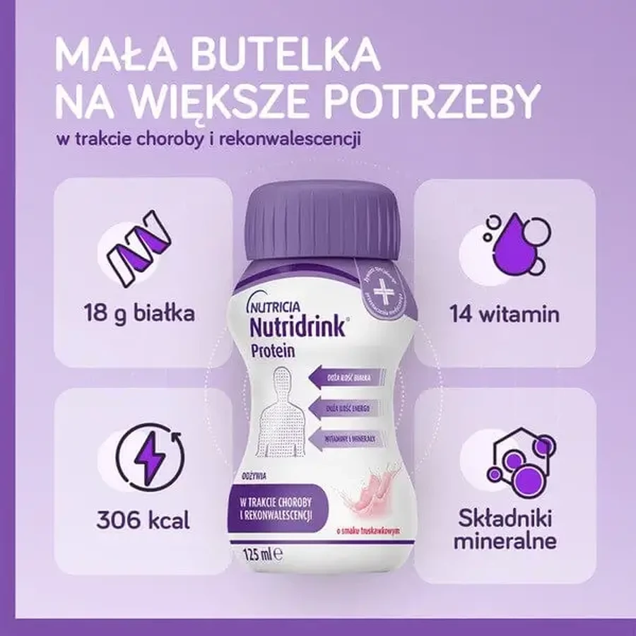 Nutridrink Protein — набор вкусов, жидкость, ассортимент вкусов, 8 × 125 мл: цены и характеристики