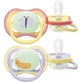 AVENT Ultra Air Силиконовая ночная соска для детей от 0 до 6 месяцев, 2 шт.