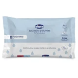 CHICCO Ароматизированные салфетки Детские салфетки без спирта и мыла, 72 шт.