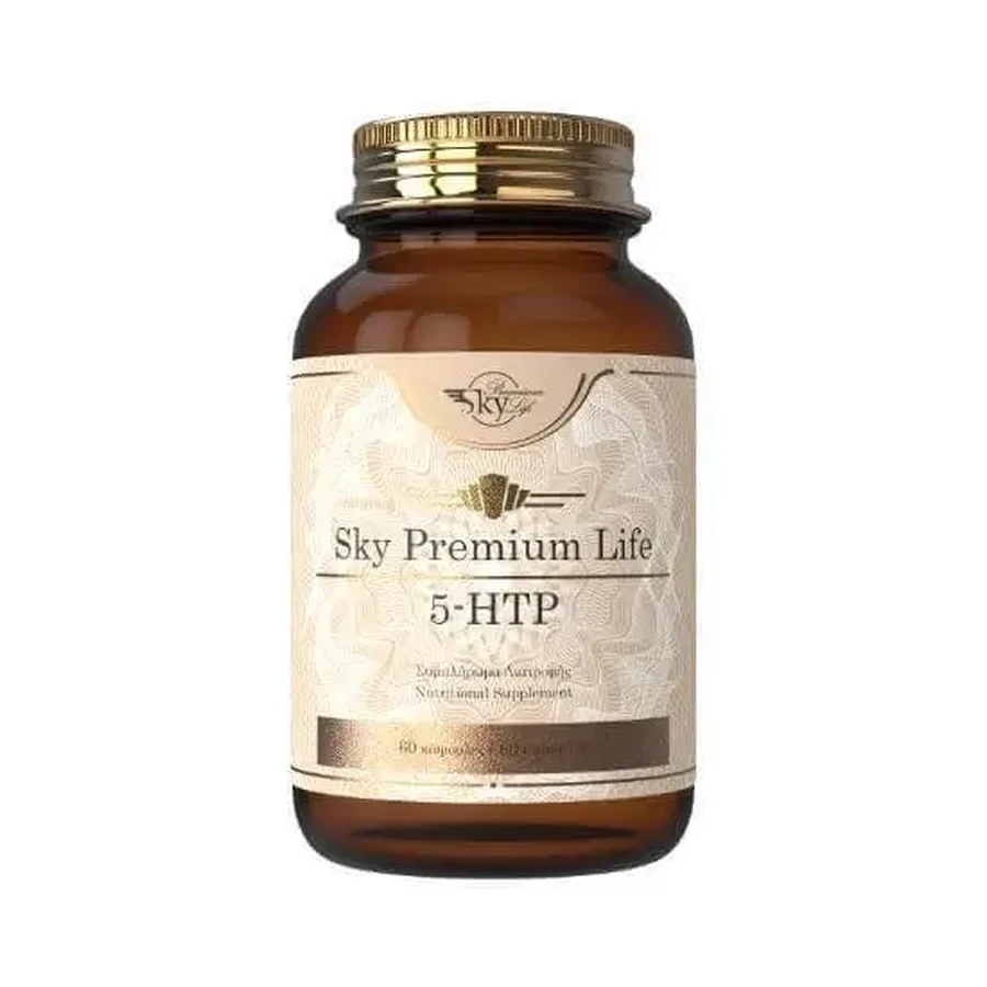 SKY PREMIUM LIFE Premium Life 5-HTP Добавка для улучшения психологического самочувствия, 60 капсул: цены и характеристики