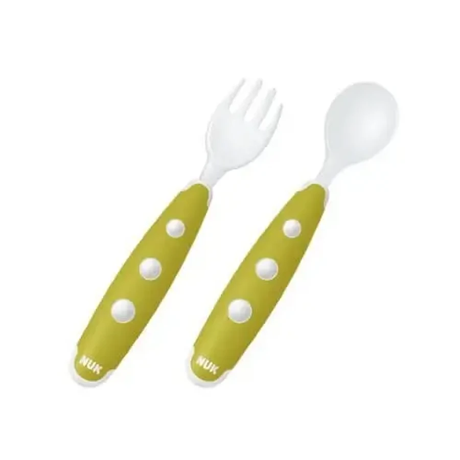 Набор обучающих ложки и вилки NUK Easy Learning Mini 8m+: цены и характеристики