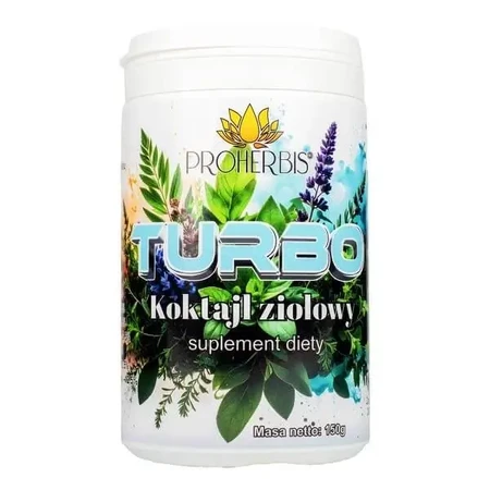 Proherbis Turbo, трав'яний коктейль, порошок, 150 г: ціни та характеристики
