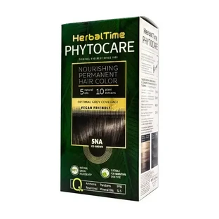 Herbal Time Phytocare, краска для волос 5NA, «айс-браун», 130 мл