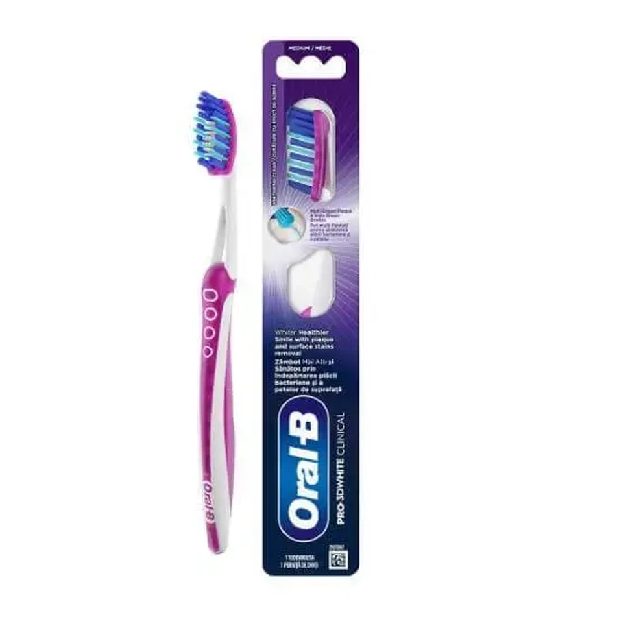 Зубная щетка ORAL B Pro White Clinic 38M: цены и характеристики
