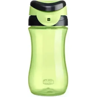 CHICCO Kids Cup — пластиковый обучающий стаканчик для детей от 2 лет, зелёного цвета, объём 350 мл [06910-30]