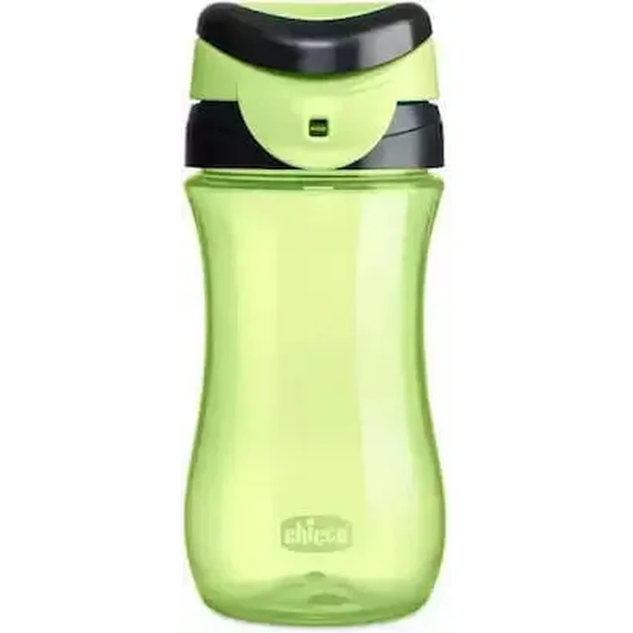 CHICCO Kids Cup — пластиковый обучающий стаканчик для детей от 2 лет, зелёного цвета, объём 350 мл [06910-30]: цены и характеристики