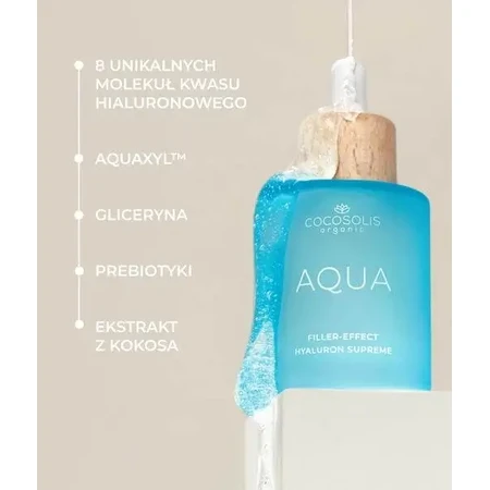 Cocosolis, AQUA, сироватка для обличчя з гіалуроновою кислотою, 50 мл: ціни та характеристики