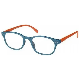 EYELEAD Очки для пресбиопии E154 Сине-оранжевые Оправа в виде кости 3,50
