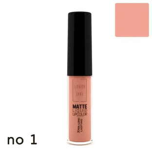 LAVISH CARE Матовая жидкая помада Xtra Long Lasting Lipstick с матовым финишем № 01