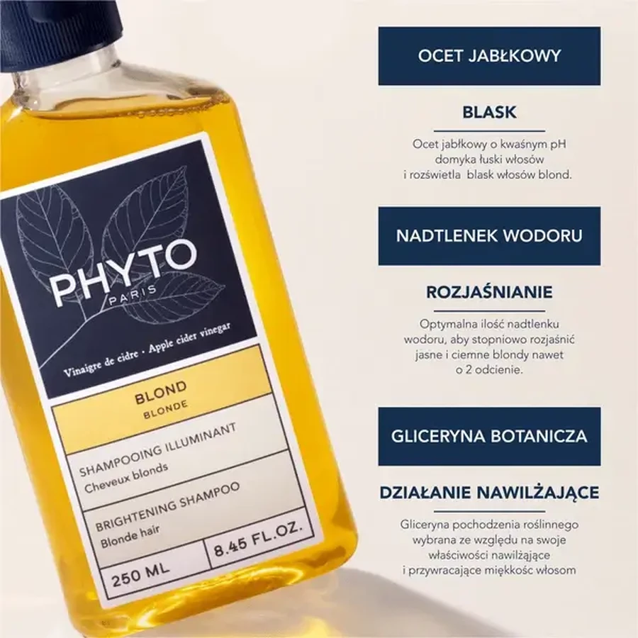 Phyto Blond, осветляющий шампунь для светлых волос, 250 мл: цены и характеристики