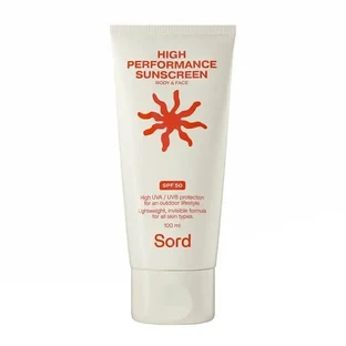 Sord Cosmetics High Performance Sunscreen SPF50, защитный крем для лица и тела, 100 мл