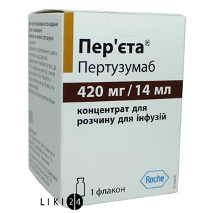 Пер'єта конц. д/р-ну д/інф. 420 мг/14 мл фл.