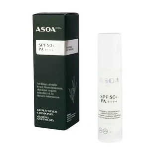 Asoa, крем для лица SPF 50+ PA++++, с химическим фильтром, 50 мл
