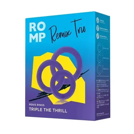 Romp Remix Trio, набор кольцевых эрекционных кольц, 3 шт.: цены и характеристики
