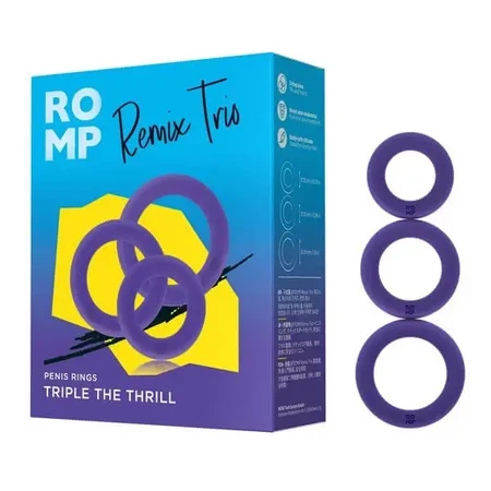 Romp Remix Trio, набор кольцевых эрекционных кольц, 3 шт.: цены и характеристики