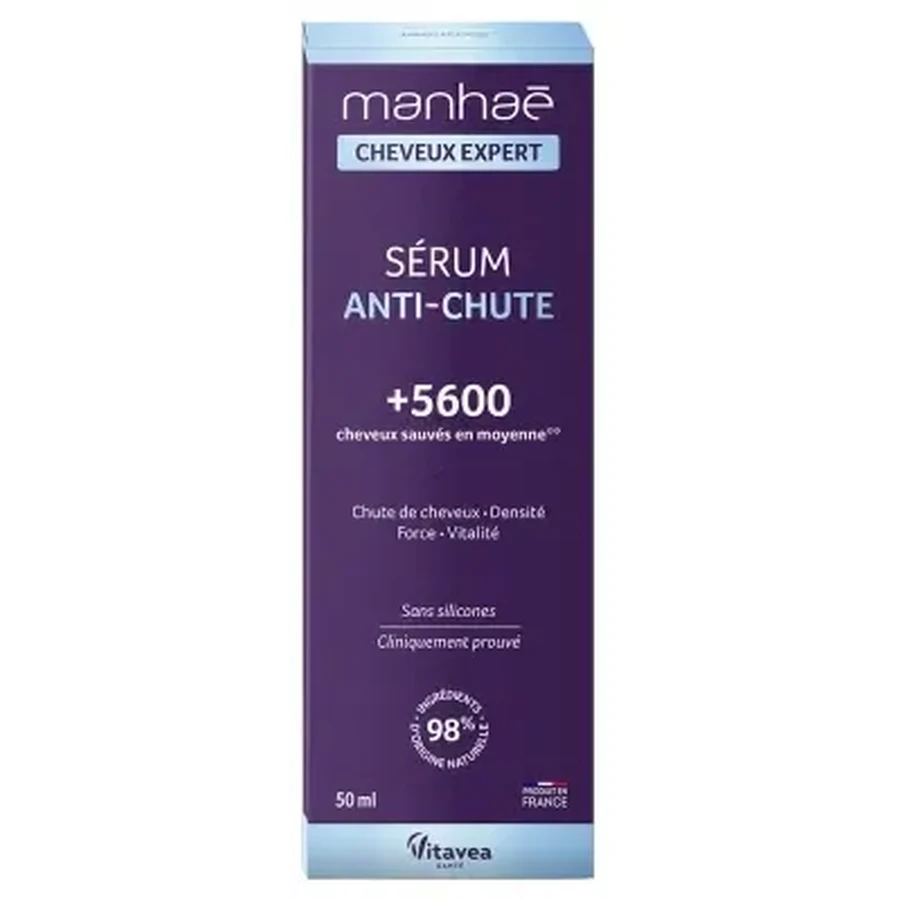 Vitavea Manhaé Hair Expert Сироватка проти випадіння волосся 50 мл: ціни та характеристики