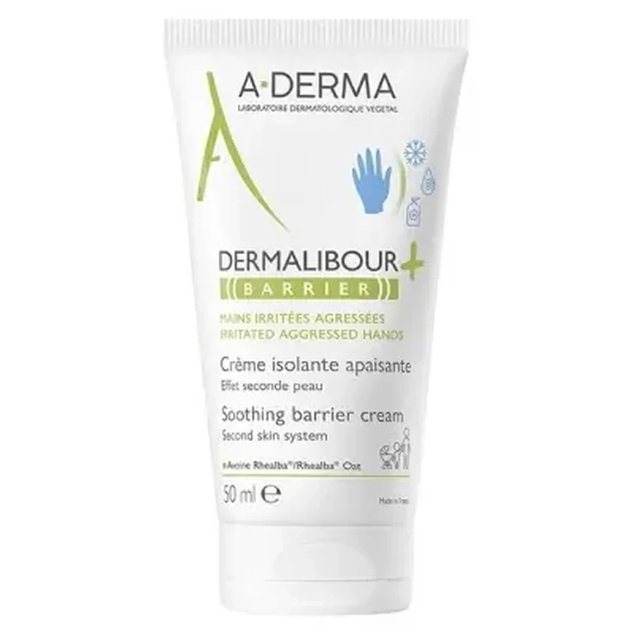 A-DERMA Dermalibour+ Успокаивающий защитный крем для рук 50 мл: цены и характеристики