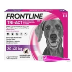 Frontline Tri-Act Spot-on L для собак вагою 20–40 кг, потрійний захист від паразитів, краплі в піпетках, 4 мл × 3 шт.: ціни та характеристики