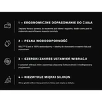 LELO Billy 2 Black, анальний вібратор, 1 шт.: ціни та характеристики