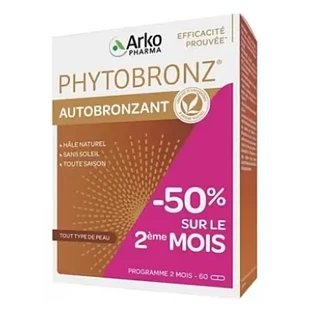 Arkopharma Phytobronz Автозагар, 60 капсул