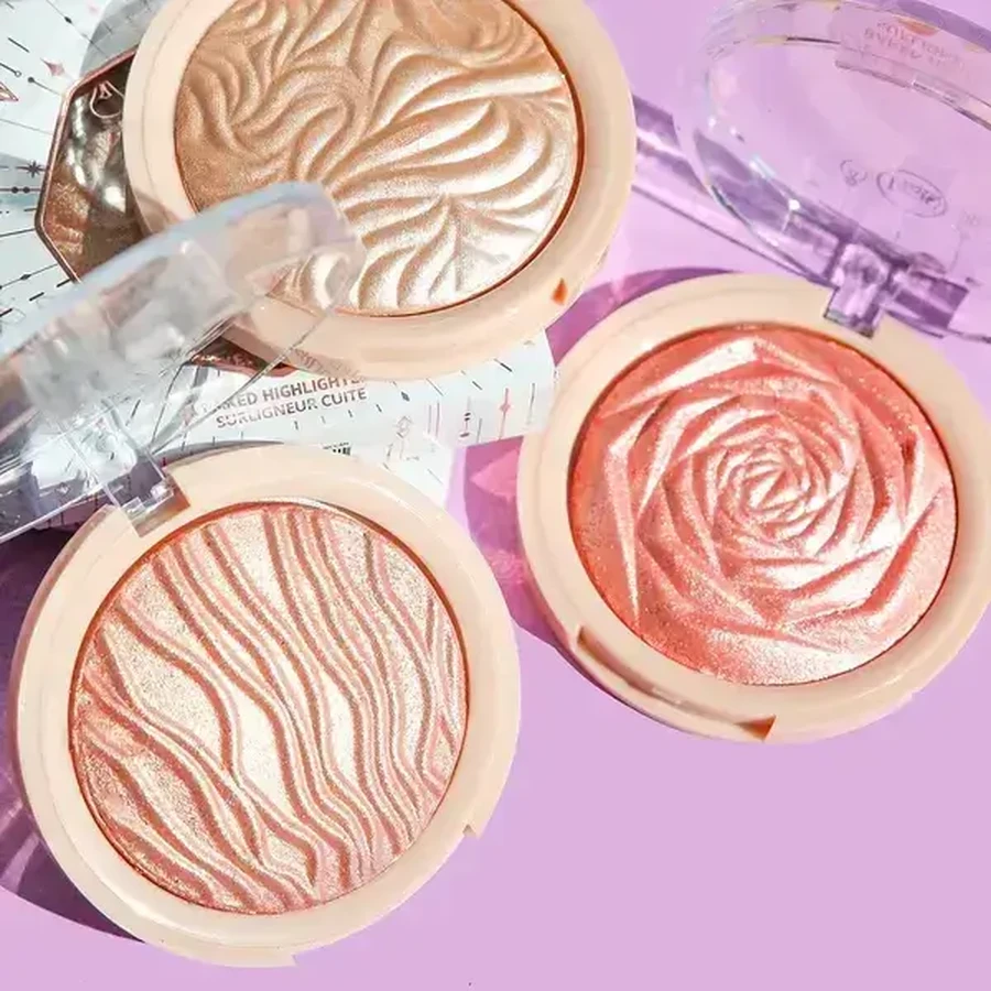 J.Cat Beauty, You Glow Girl, Запечений хайлайтер для обличчя та тіла, 104 Crystal Sand, 8,5 г: ціни та характеристики