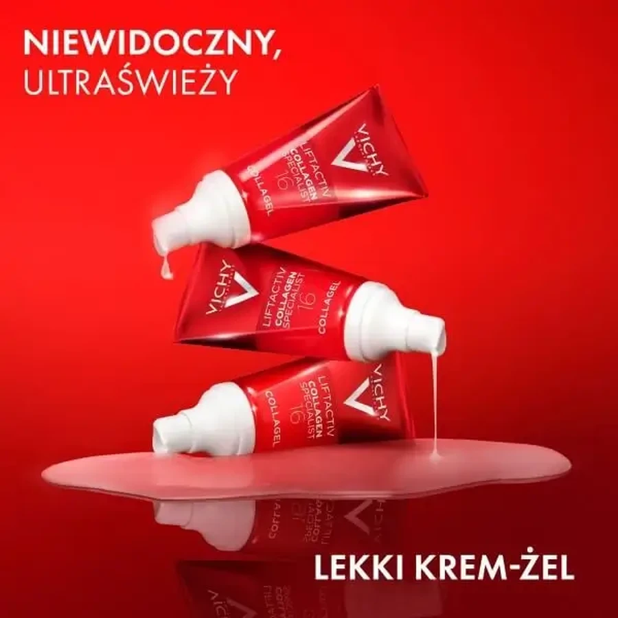 Vichy Liftactiv Collagen Specialist 16, легкий крем-гель, придающий коже сияние, 50 мл: цены и характеристики