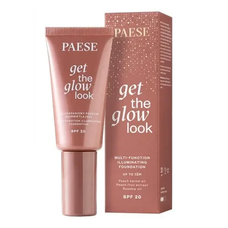 Paese Get The Glow Look, тональный крем с эффектом сияния, 0N Neutral Beige, 30 мл: цены и характеристики