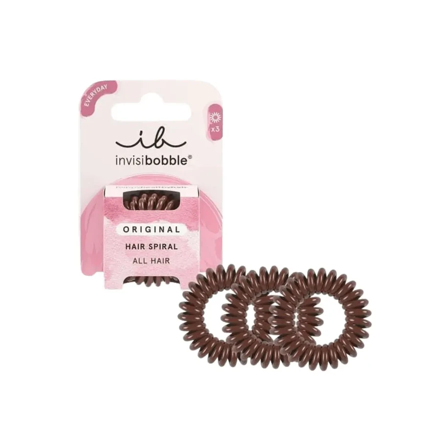 AMBITAS Invisibobble Original Pretzel Brown — стрічки для волосся, 3 штуки: ціни та характеристики