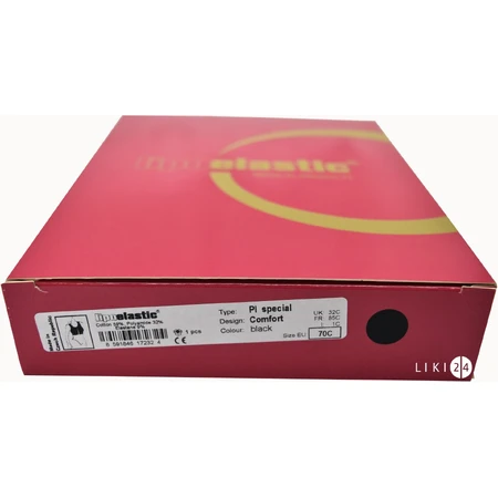 Бюстгальтер компрессионный pi special comfort 70 C, черный: цены и характеристики