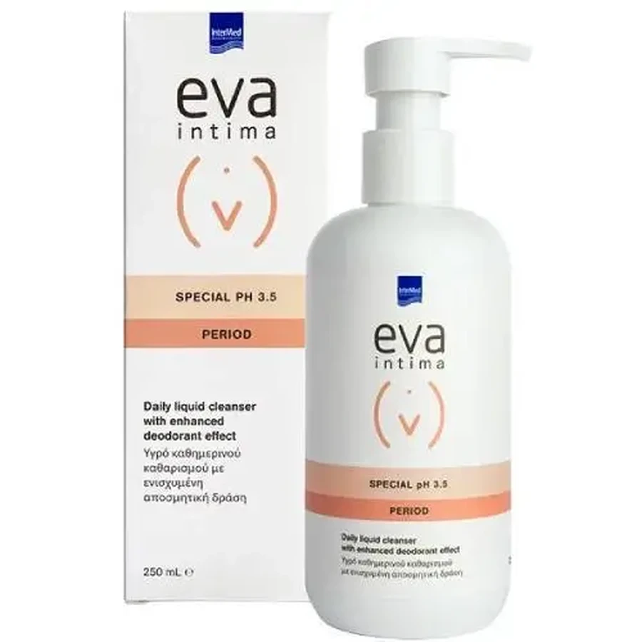 INTERMED Eva Intima. Очищение и антимикробная защита интимной зоны, pH 3,5, 250 мл: цены и характеристики