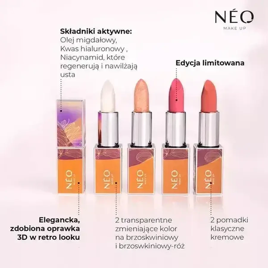 Neo Make Up, Get Your Vibe, кремовая помада для губ, 02 Team Peach, 1 шт.: цены и характеристики