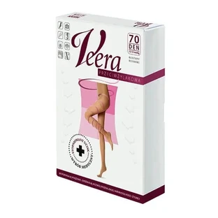 Veera Противоварикозные колготки, 70 DEN, натуральный цвет, размер 3/L