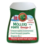 MOLLER'S Forte «Омега-3» — смесь рыбьего жира и тресковой печени, 60 капсул