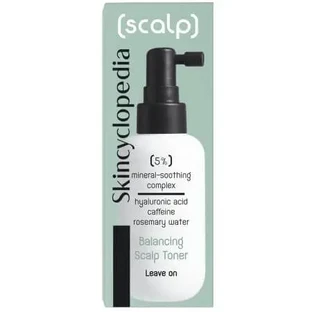 Тоник для кожи головы с гиалуроновой кислотой и кофеином Balancing Scalp Toner, 100 мл, Skincyclopedia