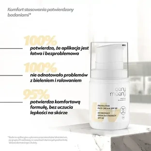 Eeny Meeny, захисний крем для обличчя від UVA та UVB, SPF 50, без пігменту, 50 мл