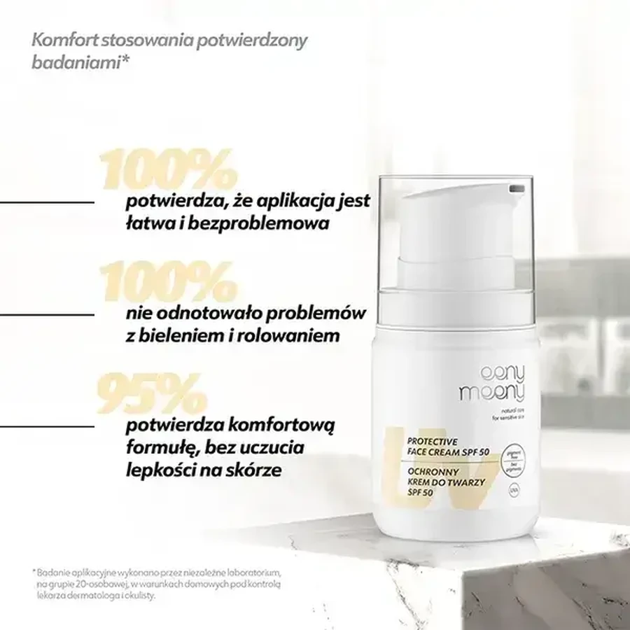 Eeny Meeny, захисний крем для обличчя від UVA та UVB, SPF 50, без пігменту, 50 мл: ціни та характеристики